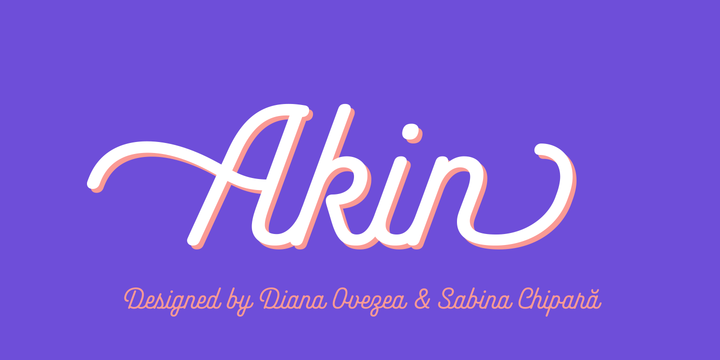 Akin Font preview
