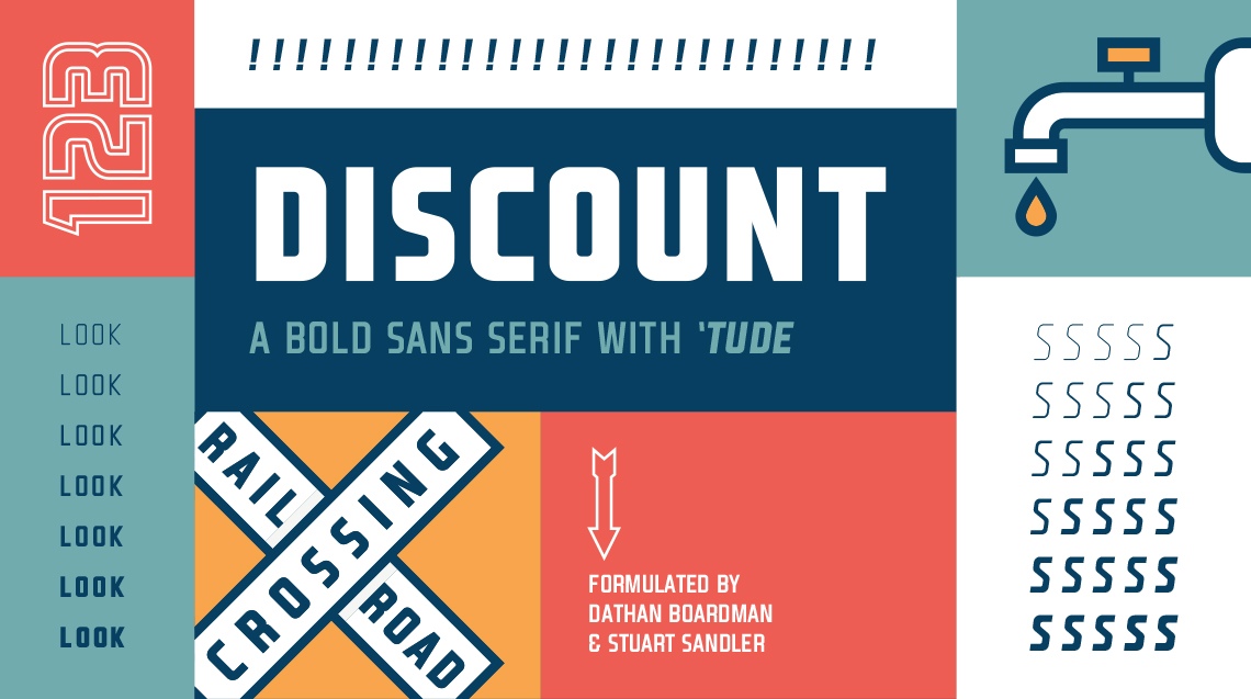 Discount Font preview