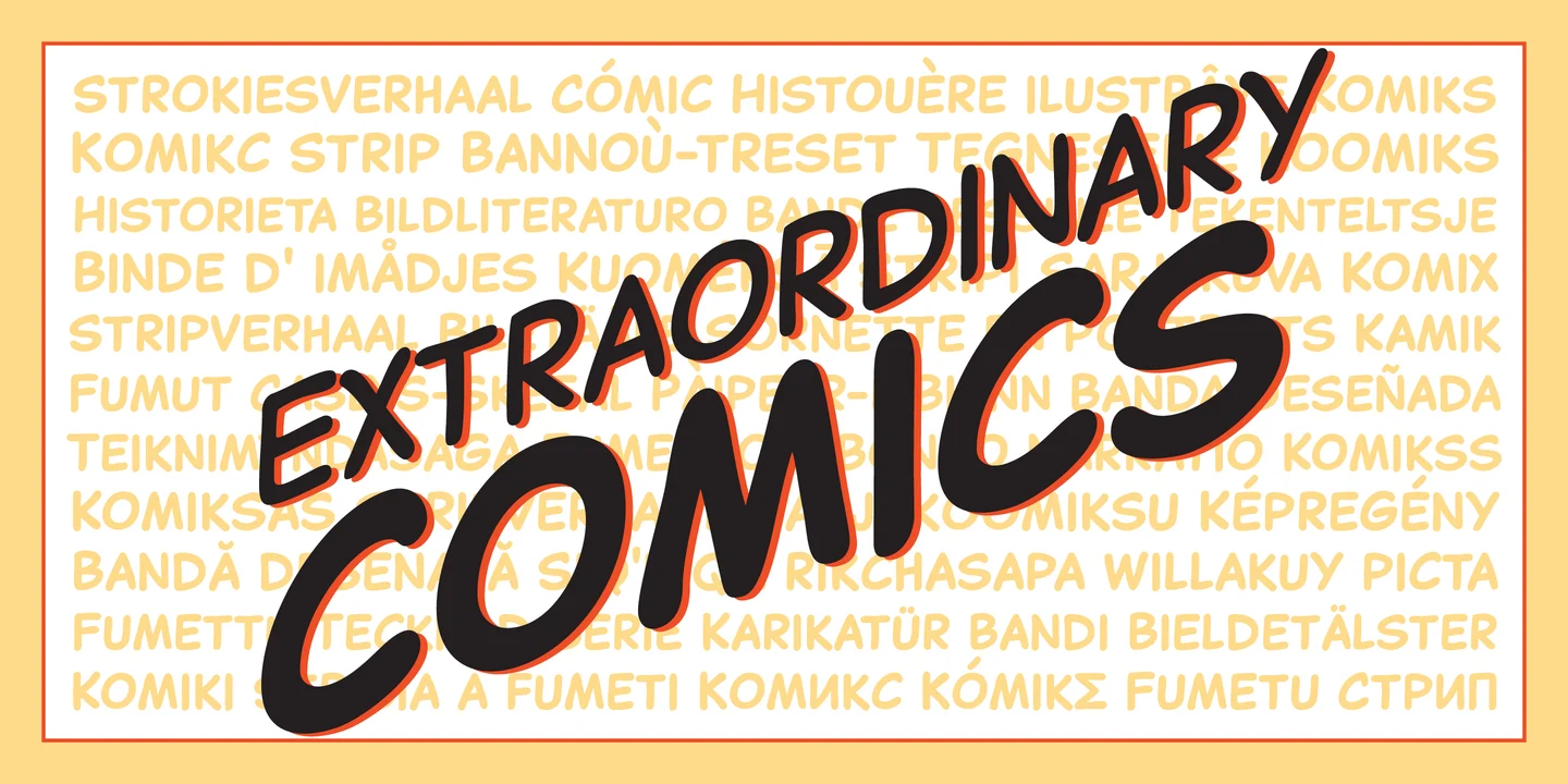 Captain Comic Italic Font preview