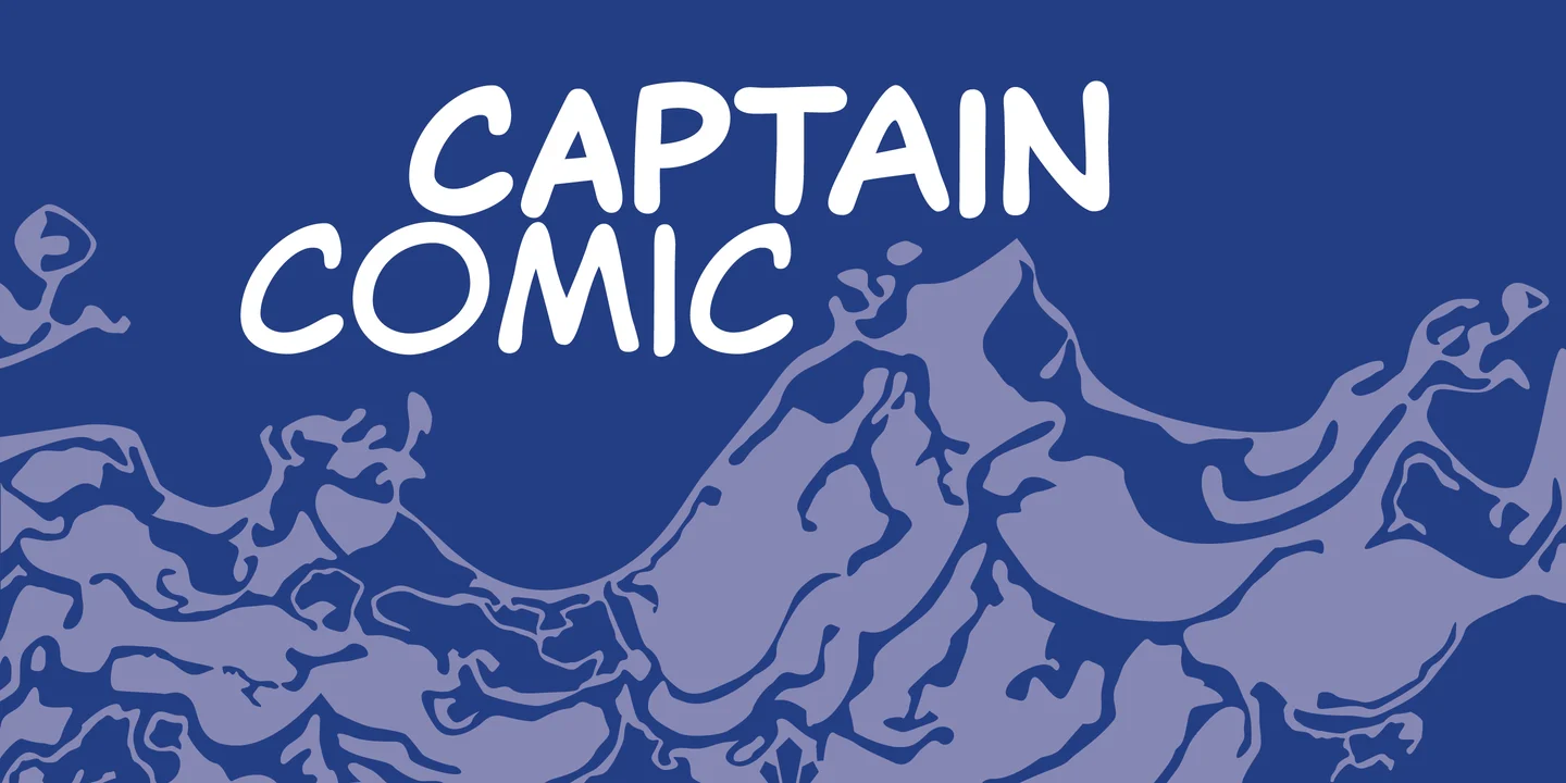 Captain Comic Font preview