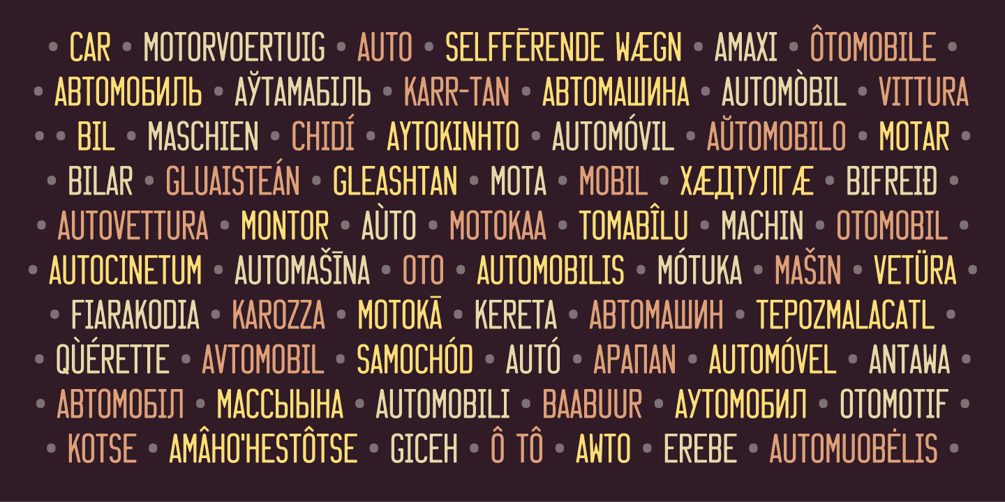 Driver Gothic Regular Font preview