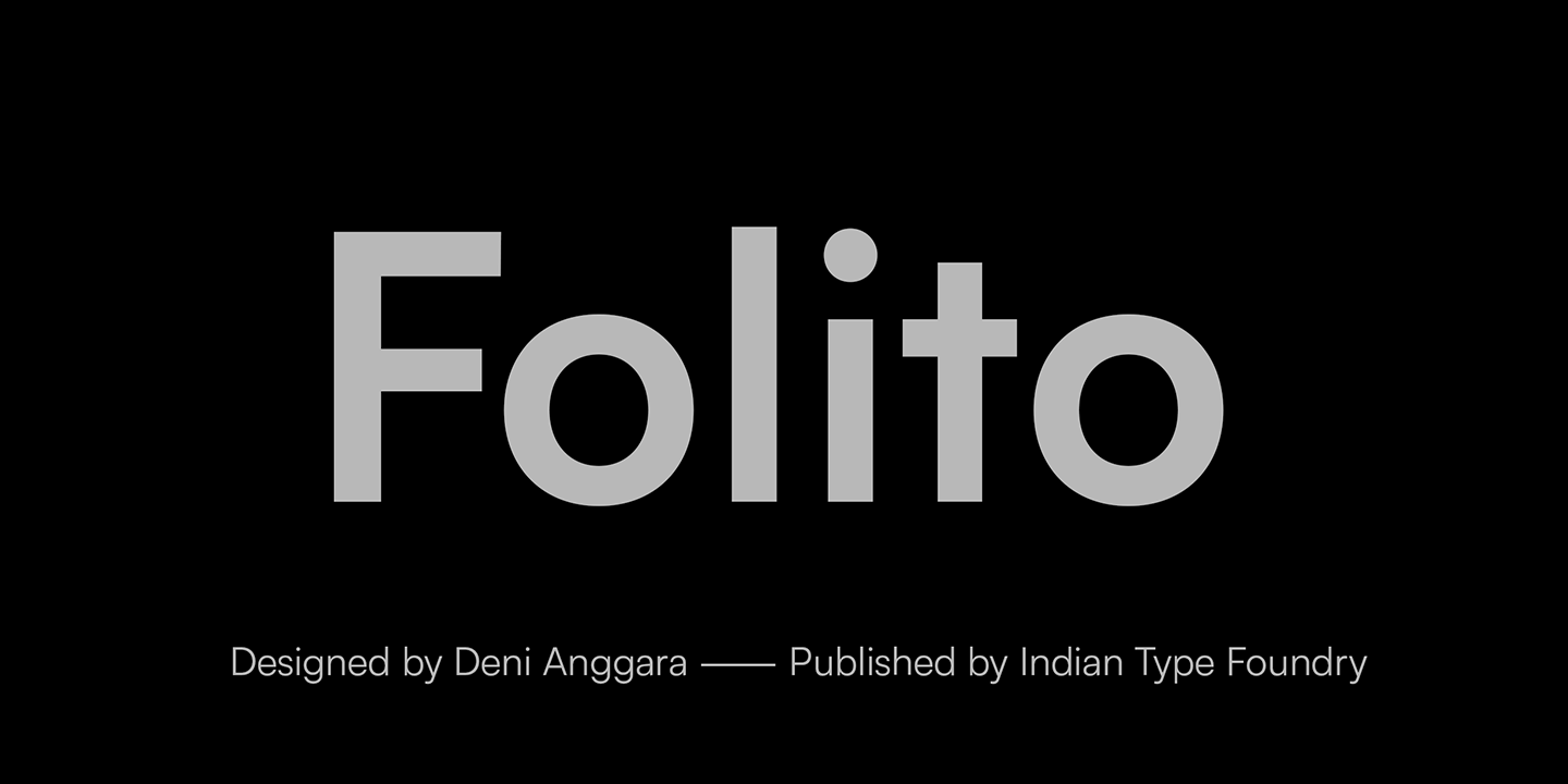 Folito Font preview