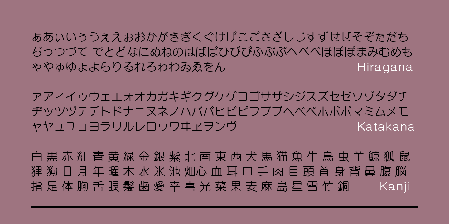 Iwata Maru Gothic W55 D Font preview