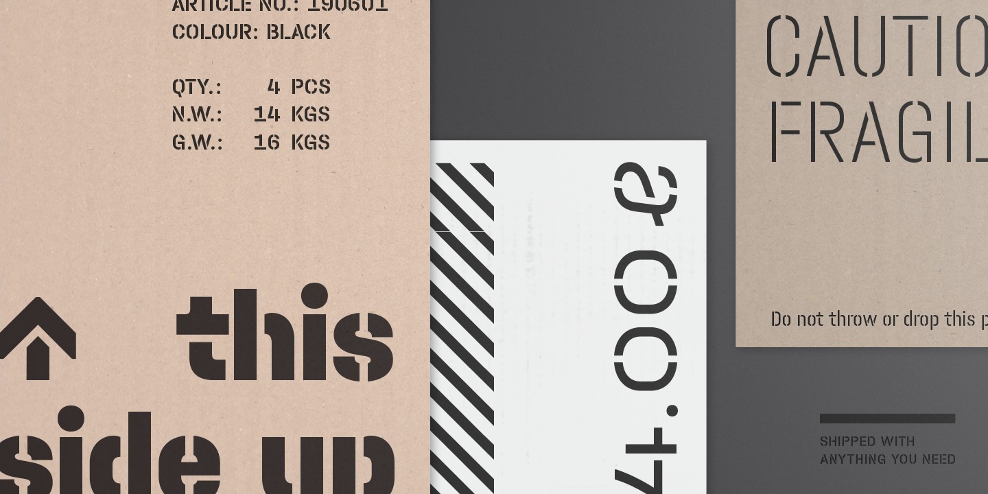 Halvar Stencil Breitschrift XThMinG Font preview
