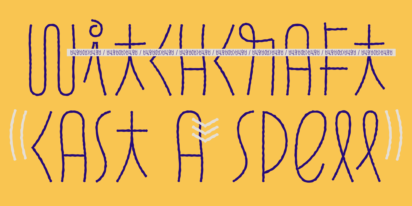 Pasto Sharp Thin Font preview