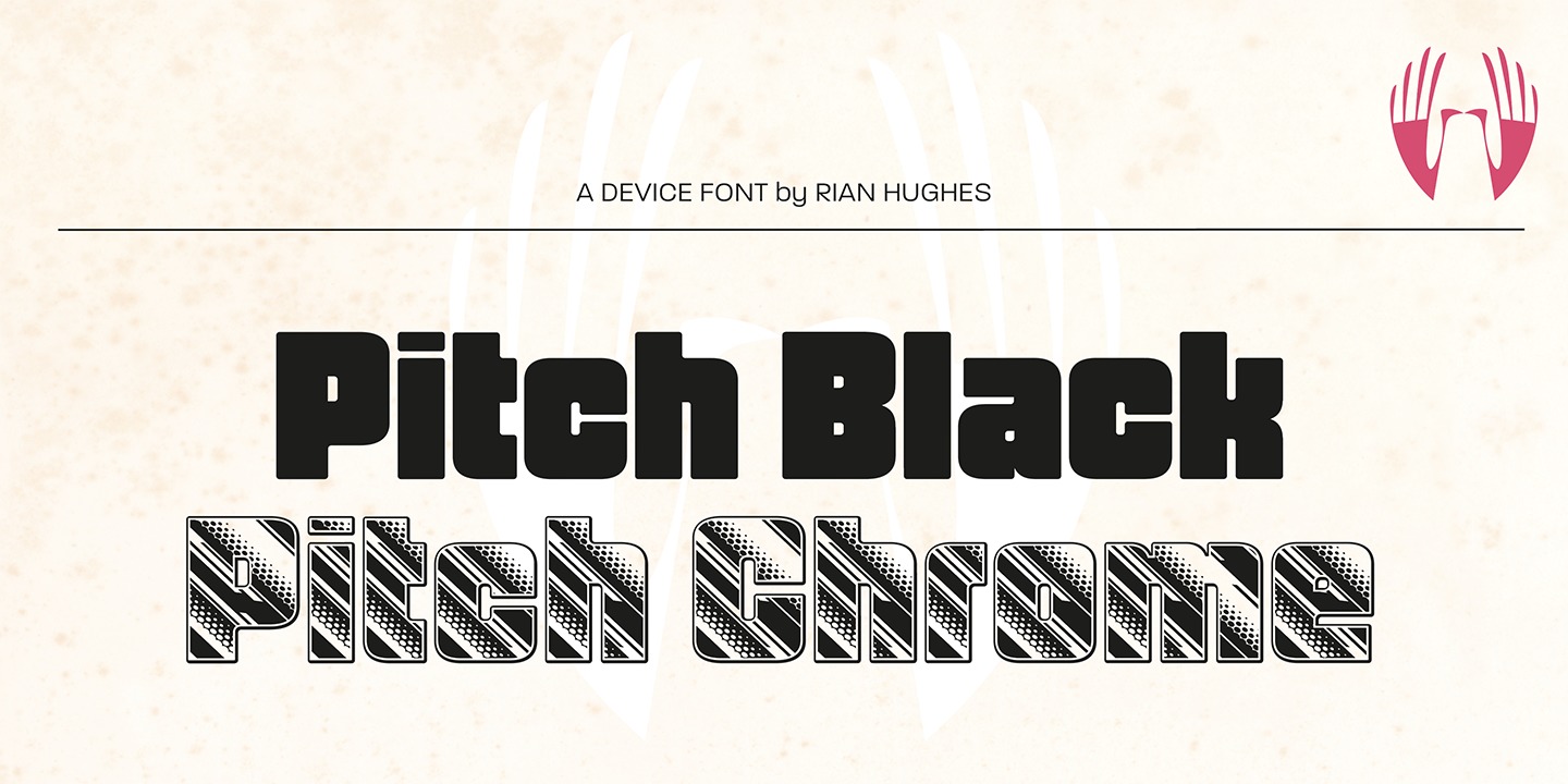 Pitch Font preview
