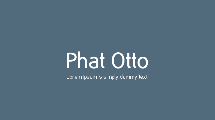 Phat Font preview