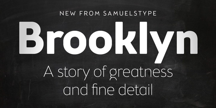 Brooklyn Font preview