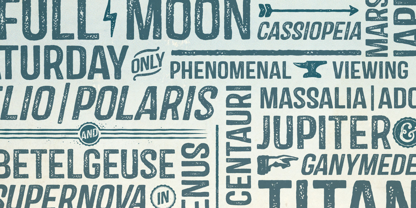 Castor One Font preview