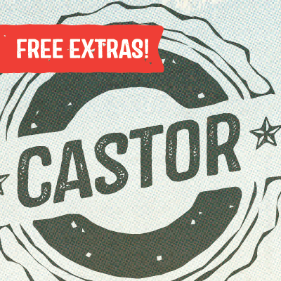 Castor Font preview