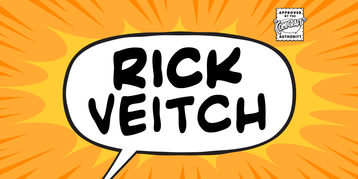Rick Veitch Font preview