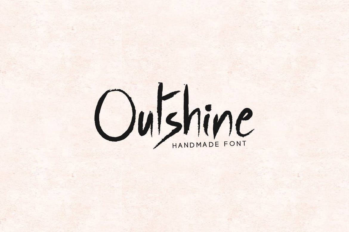Outshine Font preview