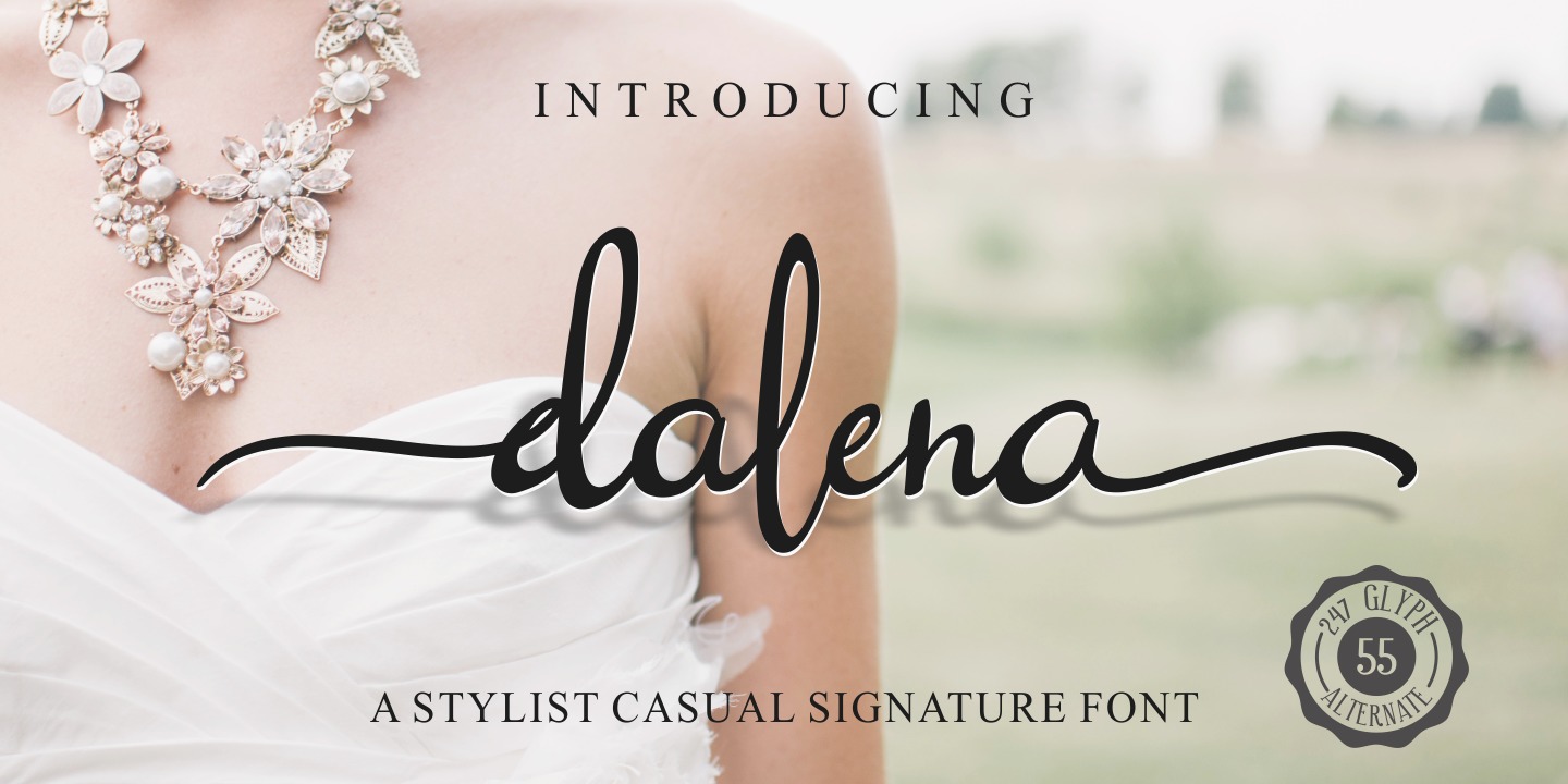 Dalena Font preview