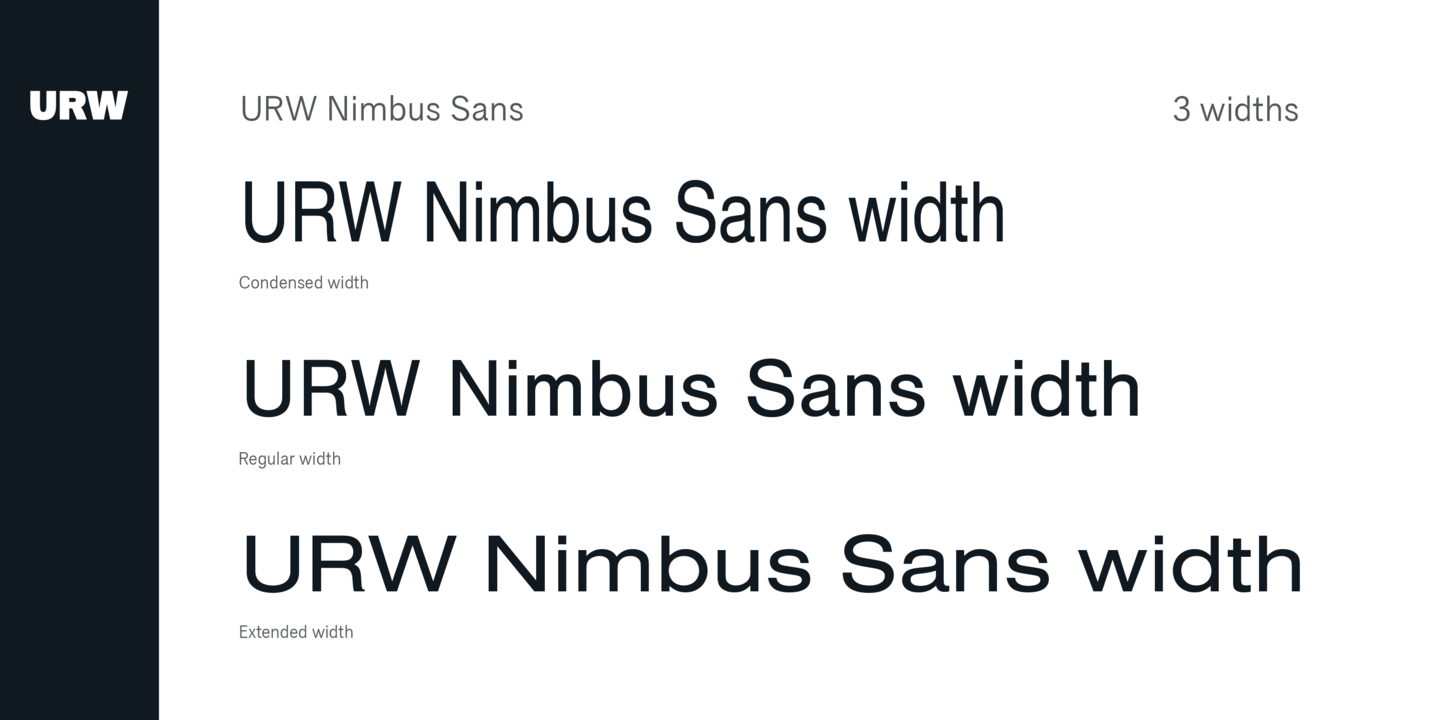 Nimbus Sans CHS Light Font preview