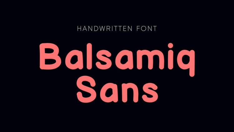 Balsamiq Sans Font preview
