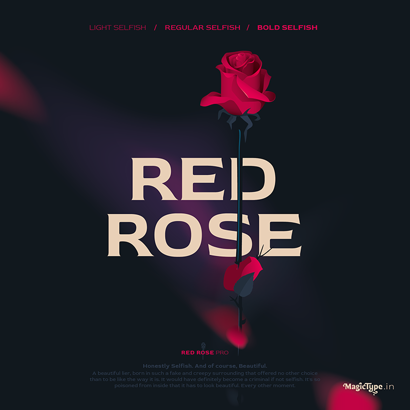 Red Rose Font preview