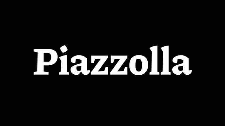 Piazzolla Font preview