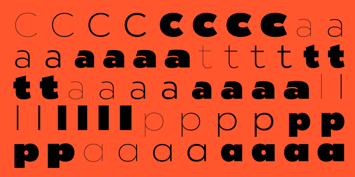 Catalpa Thin Font preview