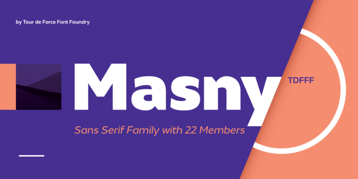 Masny Font preview