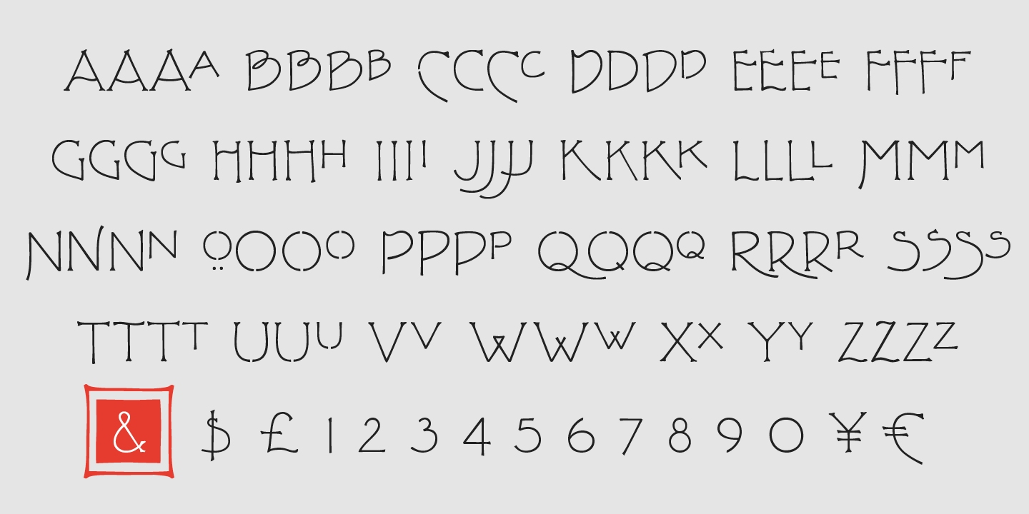 P22 FLW Terracotta Regular Font preview