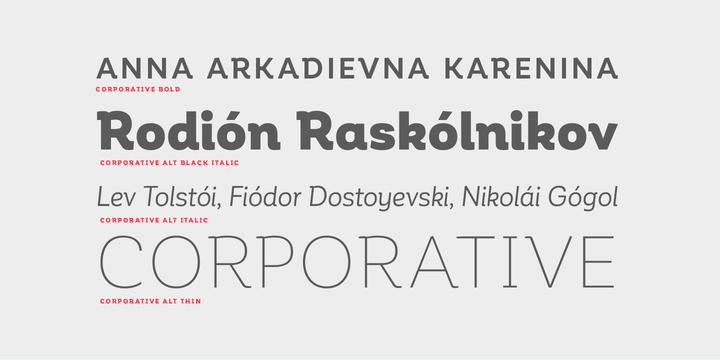 Corporative Sans Alt Cnd Black Italic Font preview