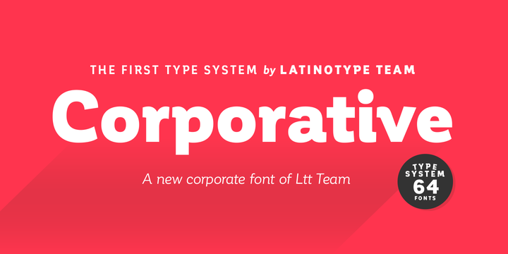 Corporative Sans Alt Medium Font preview
