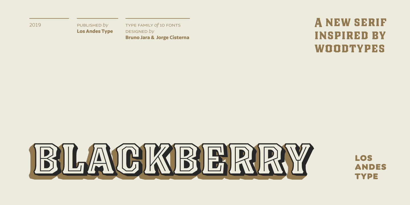 Blackberry Font preview