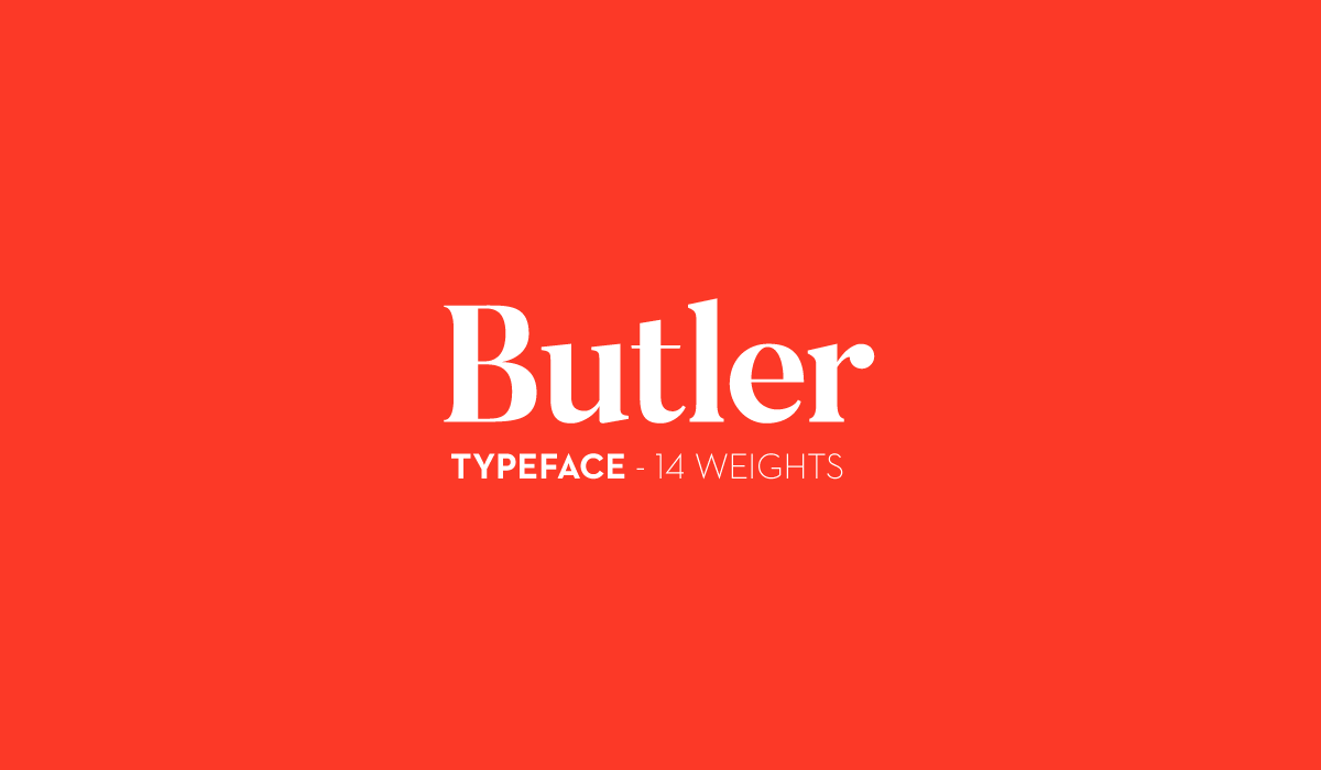 Butler Font preview