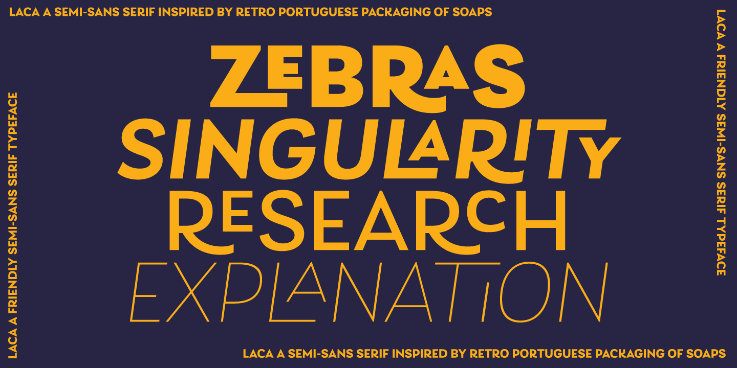 Laca Extra Light Italic Font preview