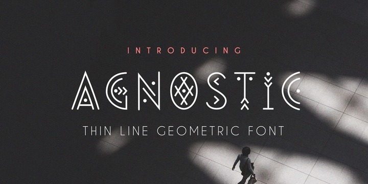 Agnostic Font Font preview