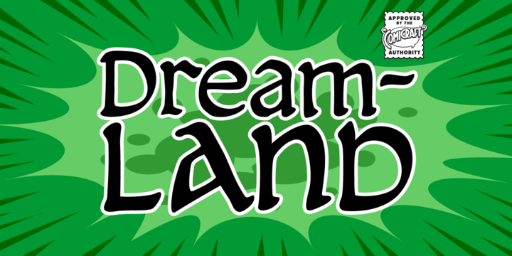 CC Dreamland Font preview