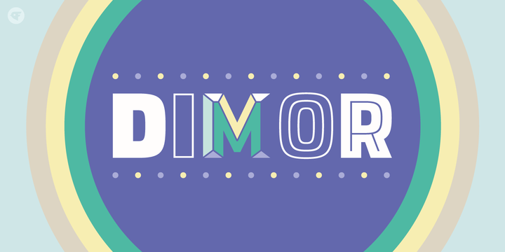 Dimor Font preview