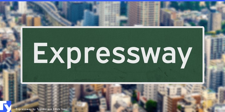 Expressway Font preview