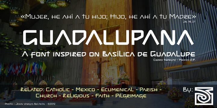 Guadalupana Font preview