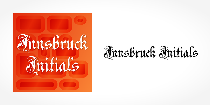 Innsbruck Initials Font preview