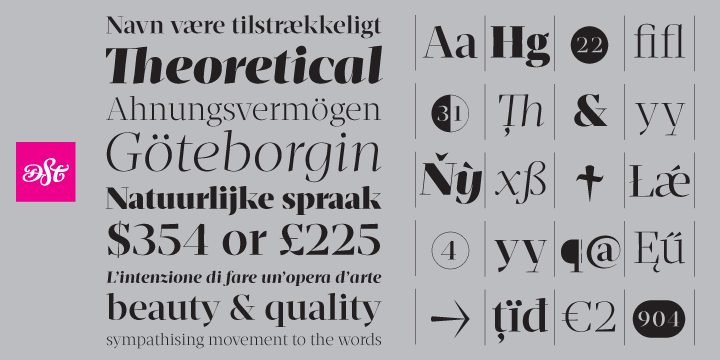 Mafra Display Font preview