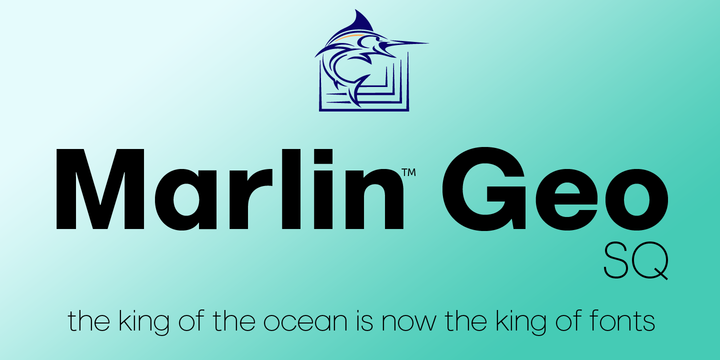 Marlin Geo Slant Extra Black Font preview