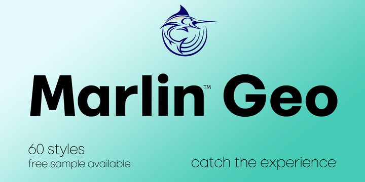 Marlin Geo Font preview