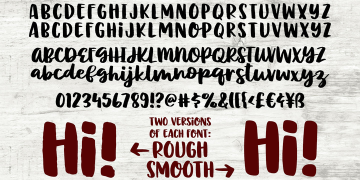 Mystical Woods Smooth Script Font preview