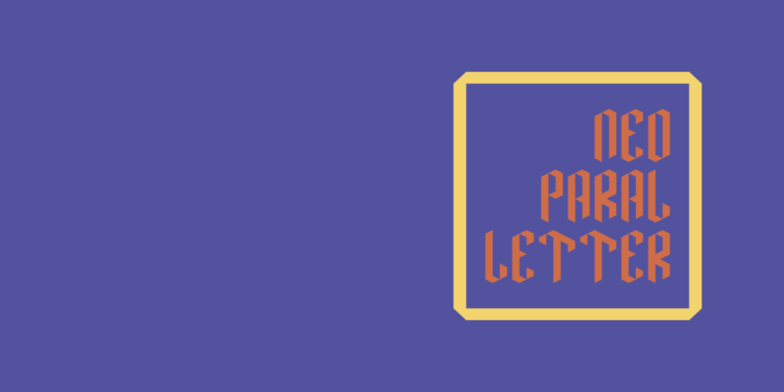 Neo Paralletter Font preview