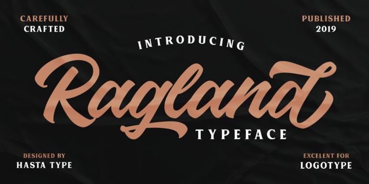 Ragland Font preview