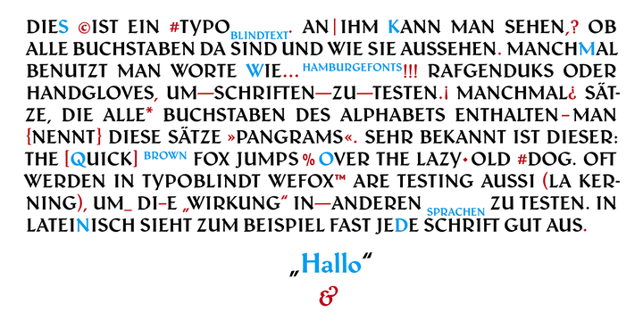 Schneidler Latein Display Font preview