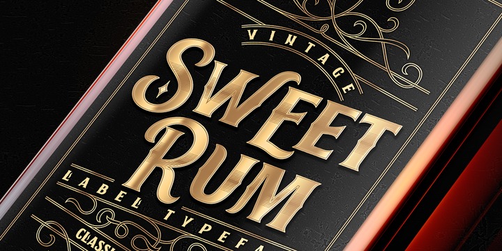 Sweet Rum Font preview