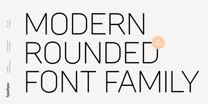 TT Rounds Neue Condensed Bold Font preview
