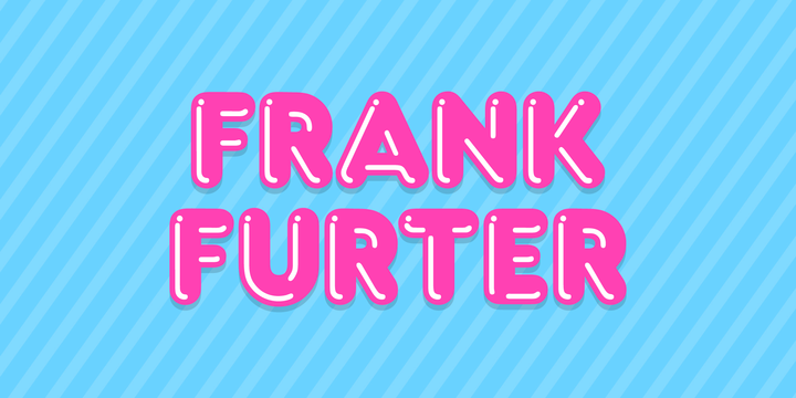 Frankfurter Font preview