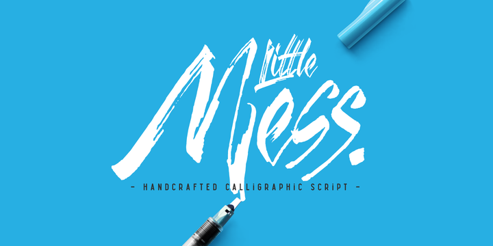 Little Mess Font preview