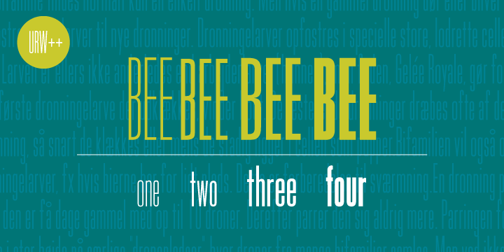 Bee Font preview