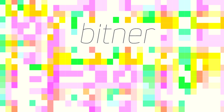 Bitner Font preview