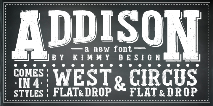 Addison Font preview