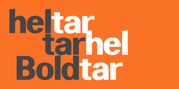 Heltar DemiBold Font preview